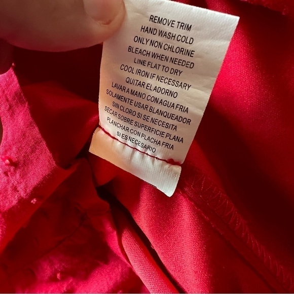 City Triangles Pink Ruffle Shoulder Dress M - Picture 7 of 7